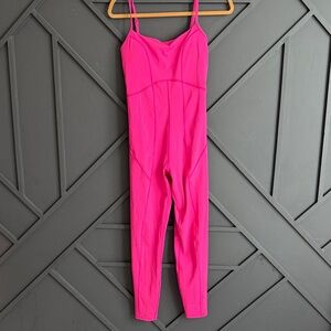 l*space Hot Pink Fitted Jumpsuit
